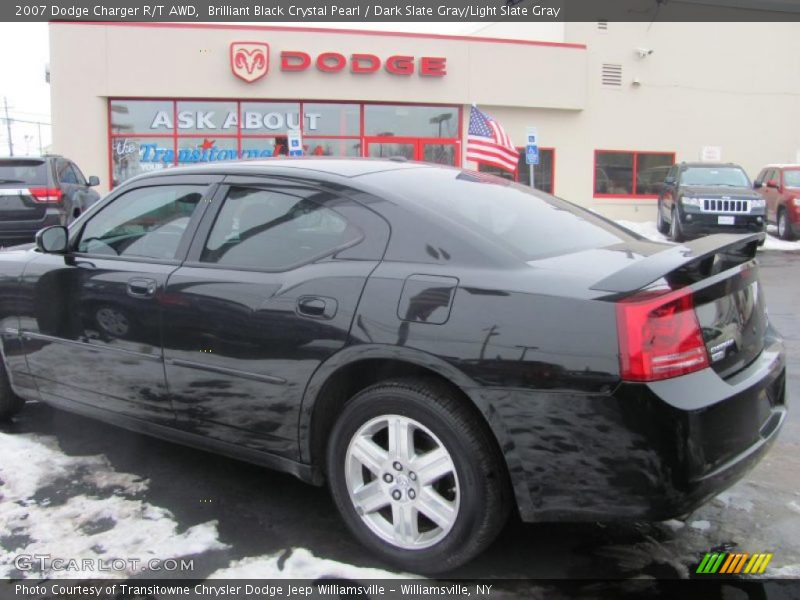 Brilliant Black Crystal Pearl / Dark Slate Gray/Light Slate Gray 2007 Dodge Charger R/T AWD