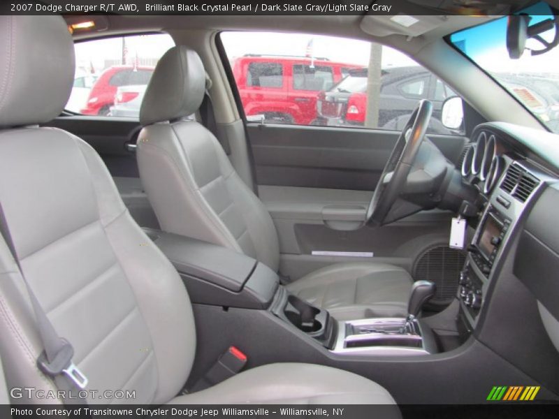 Brilliant Black Crystal Pearl / Dark Slate Gray/Light Slate Gray 2007 Dodge Charger R/T AWD
