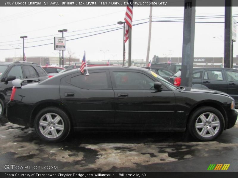 Brilliant Black Crystal Pearl / Dark Slate Gray/Light Slate Gray 2007 Dodge Charger R/T AWD