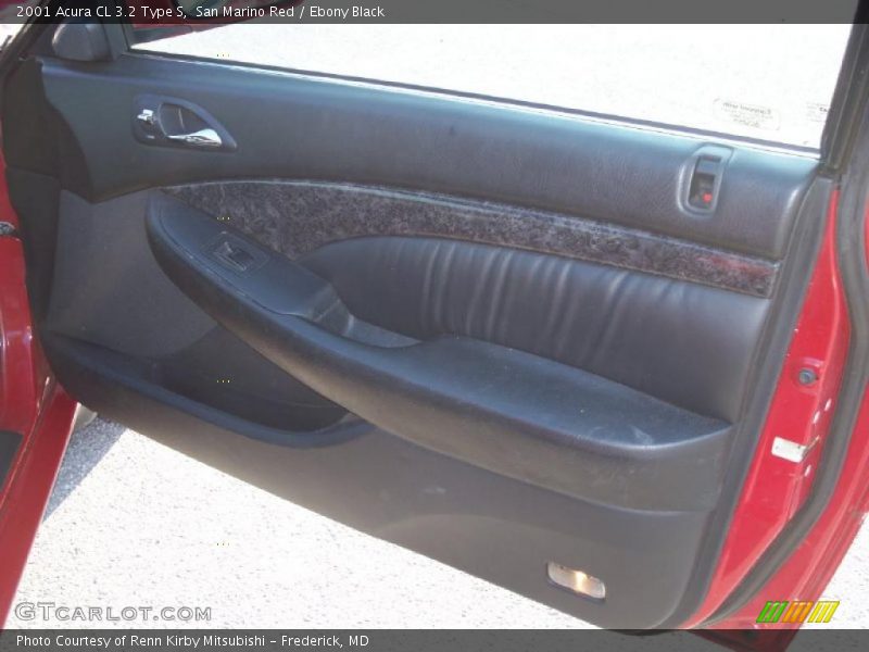 San Marino Red / Ebony Black 2001 Acura CL 3.2 Type S