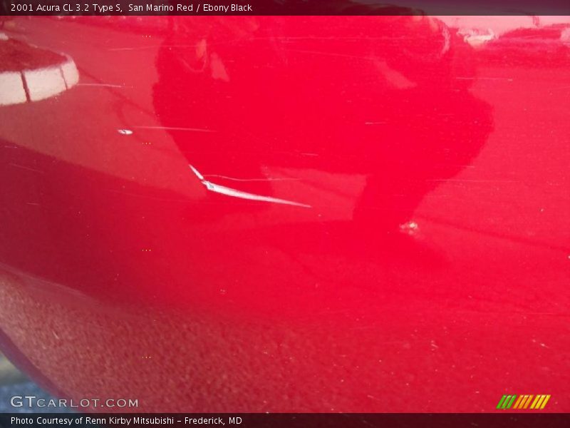 San Marino Red / Ebony Black 2001 Acura CL 3.2 Type S