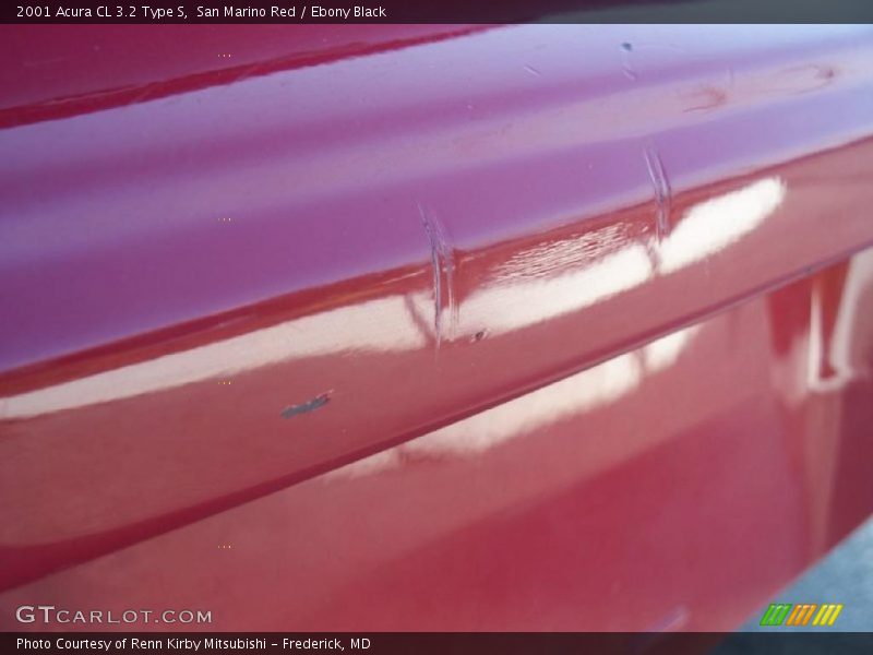 San Marino Red / Ebony Black 2001 Acura CL 3.2 Type S
