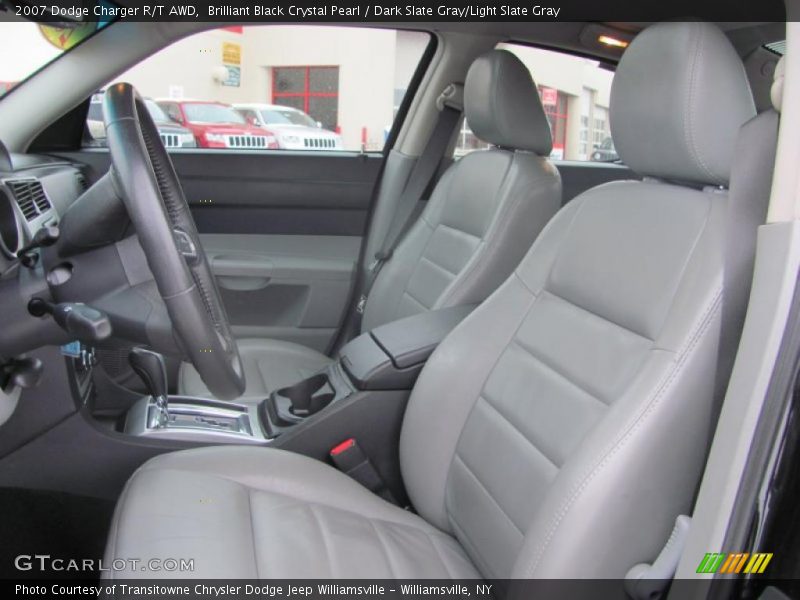 Brilliant Black Crystal Pearl / Dark Slate Gray/Light Slate Gray 2007 Dodge Charger R/T AWD