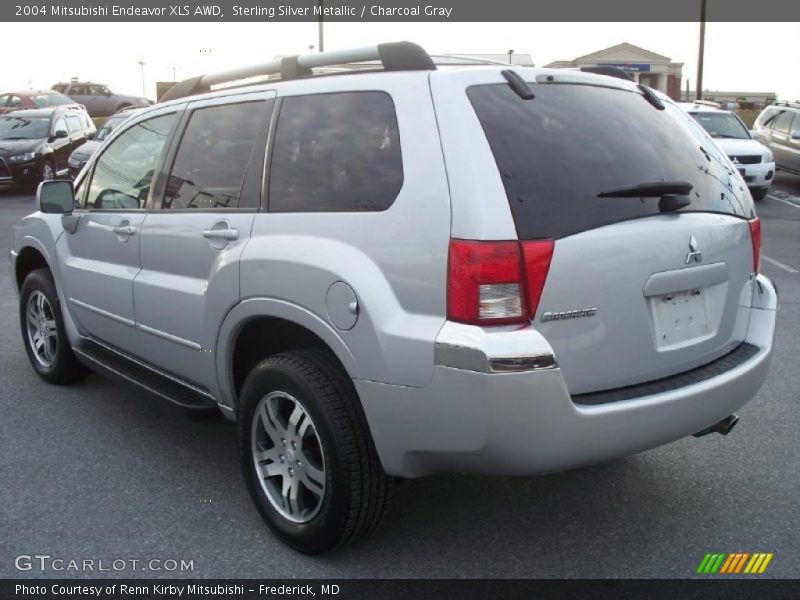 Sterling Silver Metallic / Charcoal Gray 2004 Mitsubishi Endeavor XLS AWD