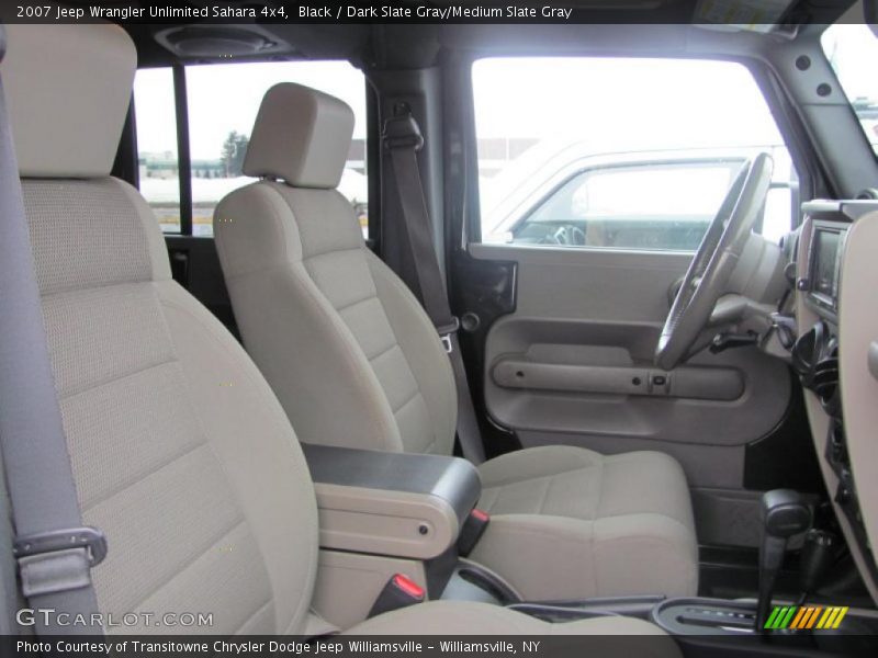 Black / Dark Slate Gray/Medium Slate Gray 2007 Jeep Wrangler Unlimited Sahara 4x4