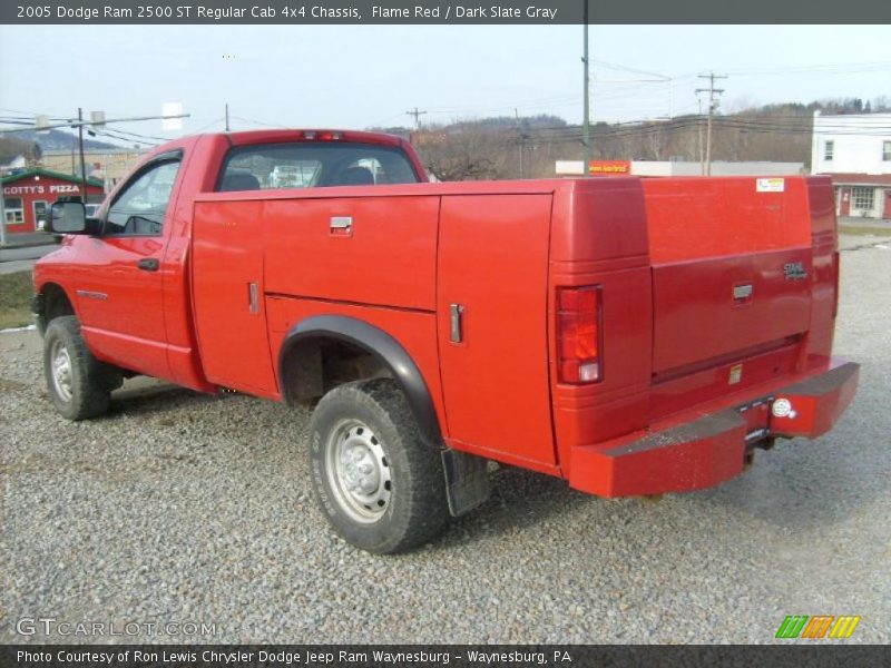 Flame Red / Dark Slate Gray 2005 Dodge Ram 2500 ST Regular Cab 4x4 Chassis