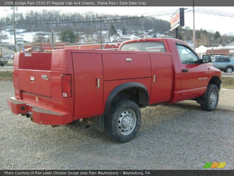 Flame Red / Dark Slate Gray 2005 Dodge Ram 2500 ST Regular Cab 4x4 Chassis