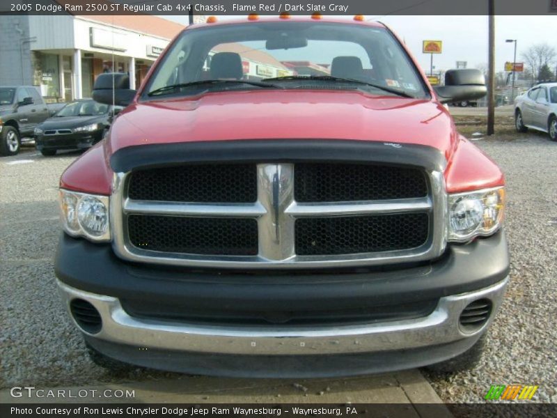 Flame Red / Dark Slate Gray 2005 Dodge Ram 2500 ST Regular Cab 4x4 Chassis