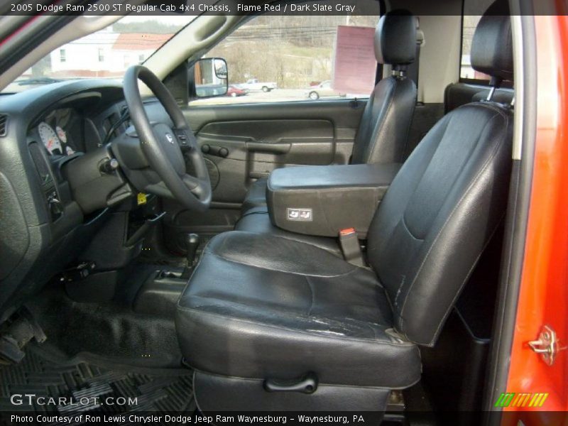 Flame Red / Dark Slate Gray 2005 Dodge Ram 2500 ST Regular Cab 4x4 Chassis