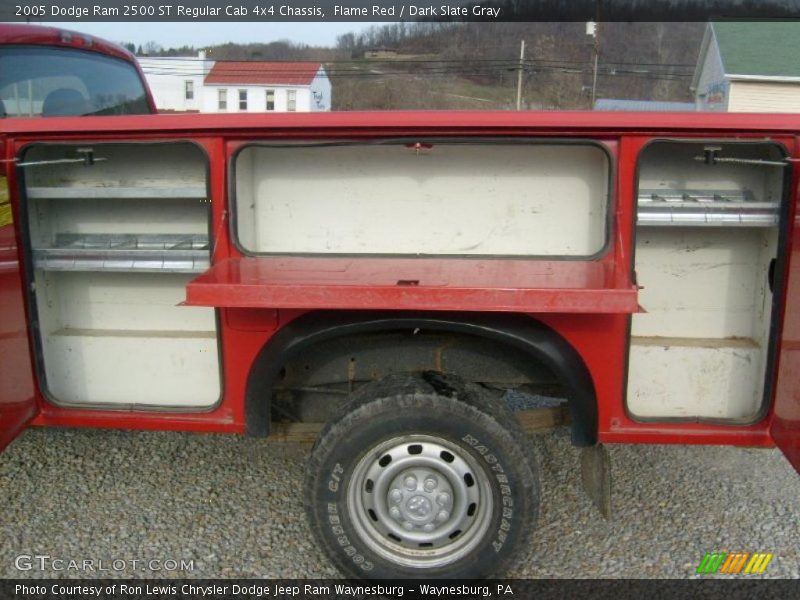 Flame Red / Dark Slate Gray 2005 Dodge Ram 2500 ST Regular Cab 4x4 Chassis