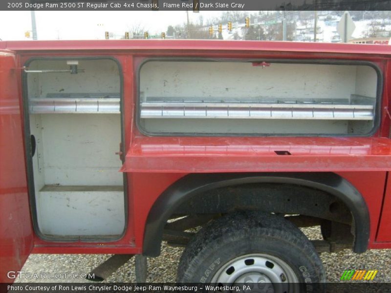 Flame Red / Dark Slate Gray 2005 Dodge Ram 2500 ST Regular Cab 4x4 Chassis