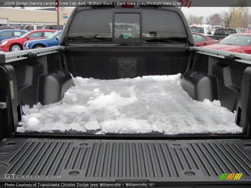Brilliant Black / Dark Slate Gray/Medium Slate Gray 2008 Dodge Dakota Laramie Crew Cab 4x4