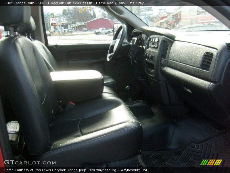 Flame Red / Dark Slate Gray 2005 Dodge Ram 2500 ST Regular Cab 4x4 Chassis