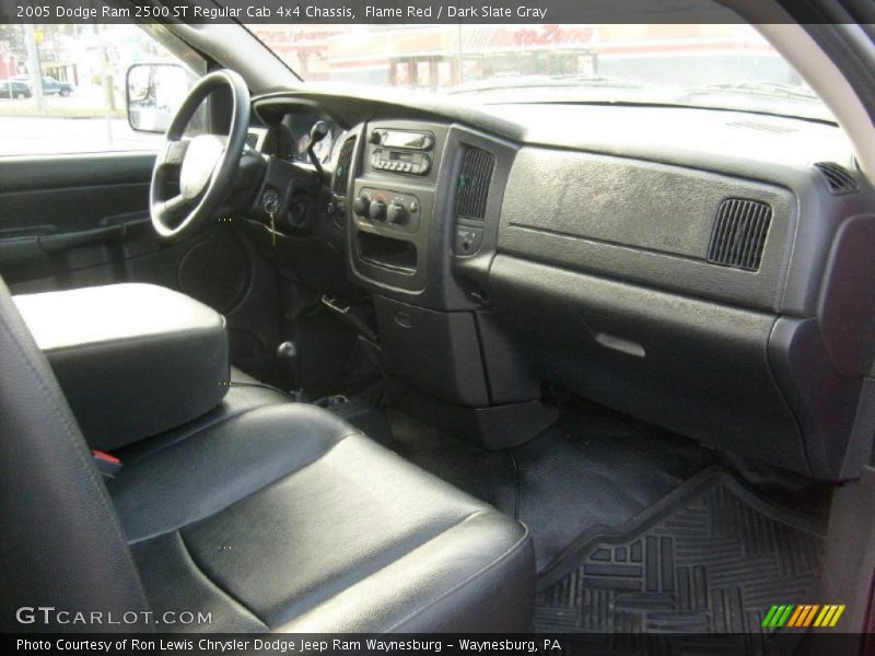 Flame Red / Dark Slate Gray 2005 Dodge Ram 2500 ST Regular Cab 4x4 Chassis