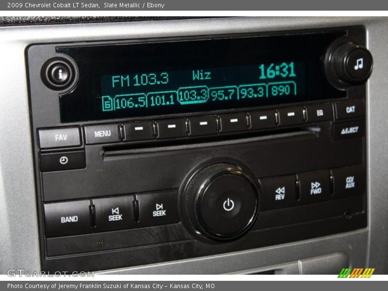 Slate Metallic / Ebony 2009 Chevrolet Cobalt LT Sedan