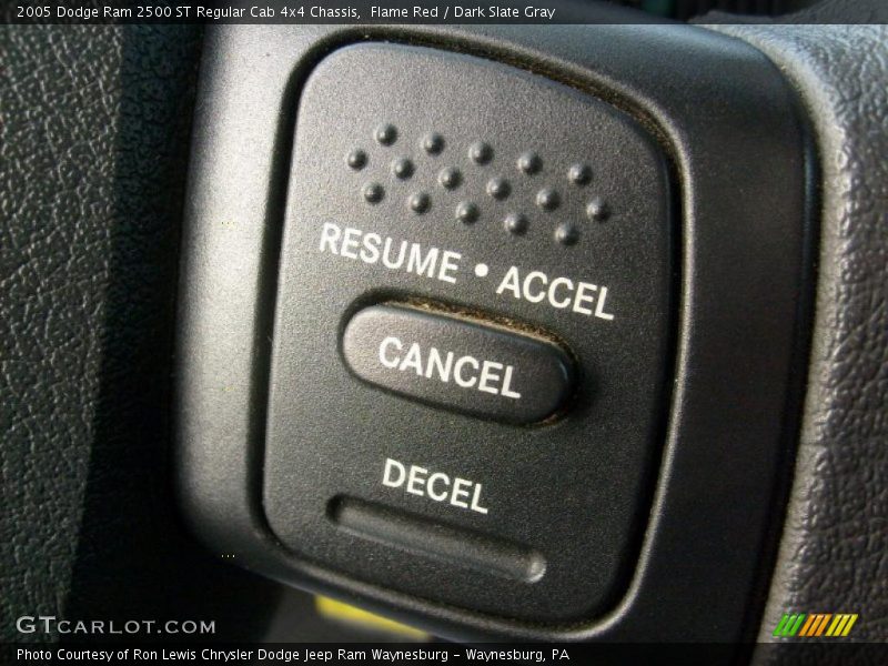 Flame Red / Dark Slate Gray 2005 Dodge Ram 2500 ST Regular Cab 4x4 Chassis