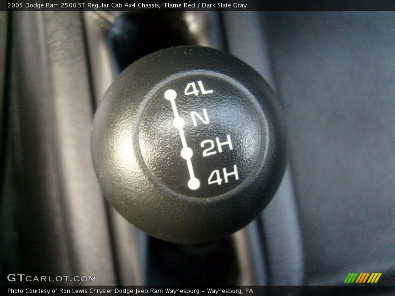 Flame Red / Dark Slate Gray 2005 Dodge Ram 2500 ST Regular Cab 4x4 Chassis