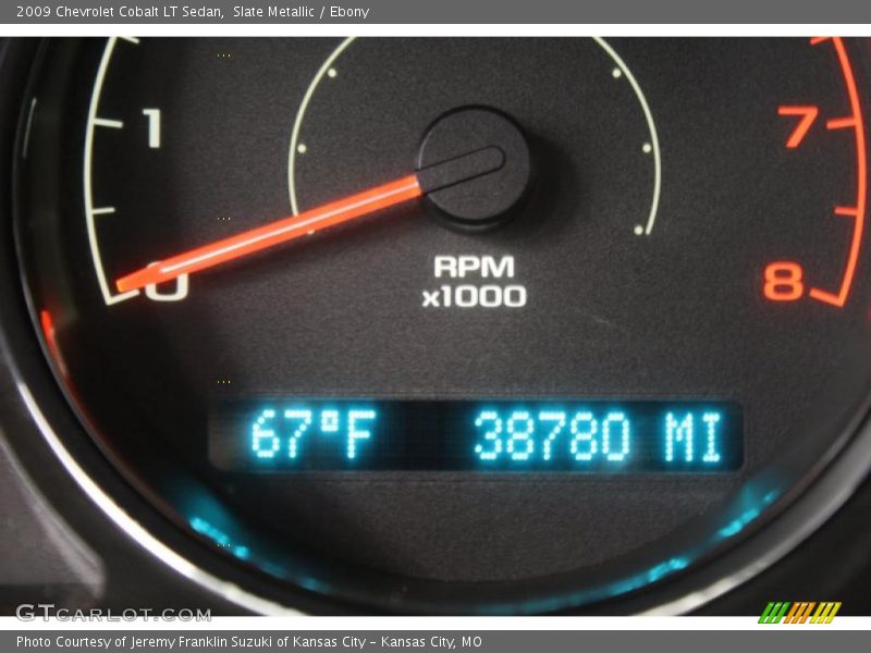 Slate Metallic / Ebony 2009 Chevrolet Cobalt LT Sedan