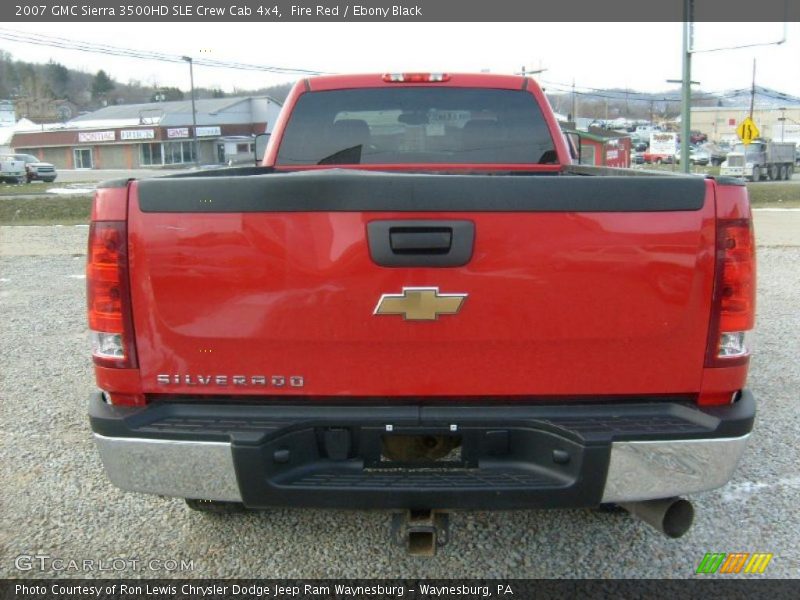 Fire Red / Ebony Black 2007 GMC Sierra 3500HD SLE Crew Cab 4x4