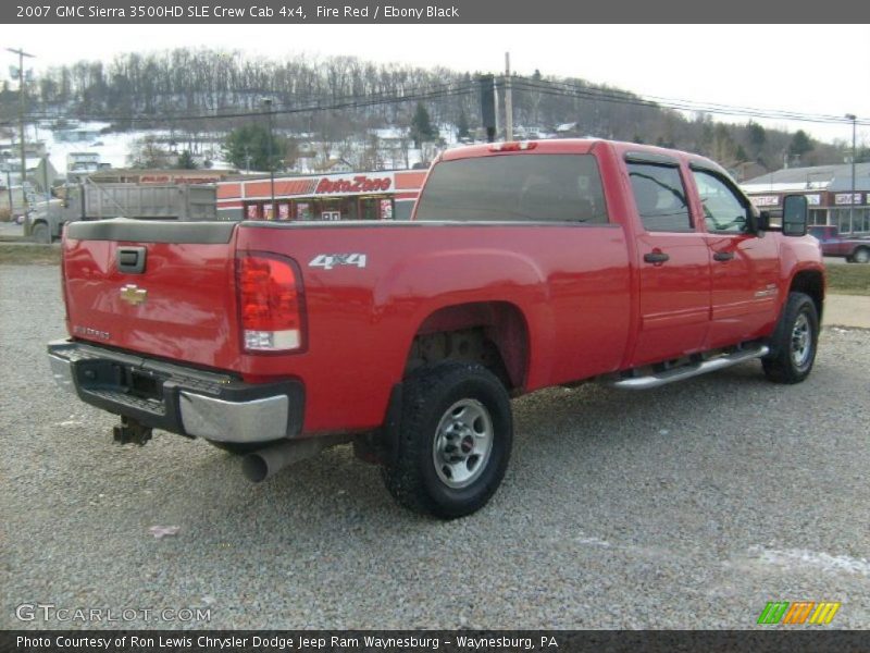 Fire Red / Ebony Black 2007 GMC Sierra 3500HD SLE Crew Cab 4x4