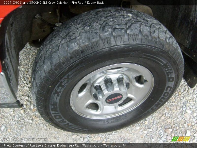 Fire Red / Ebony Black 2007 GMC Sierra 3500HD SLE Crew Cab 4x4