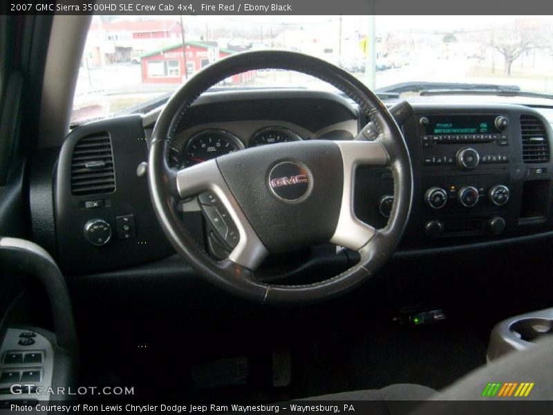 Fire Red / Ebony Black 2007 GMC Sierra 3500HD SLE Crew Cab 4x4