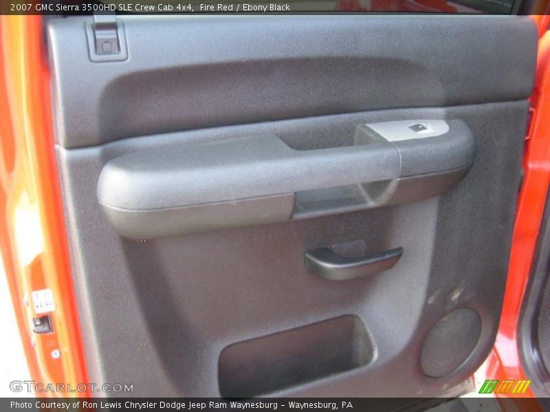 Fire Red / Ebony Black 2007 GMC Sierra 3500HD SLE Crew Cab 4x4