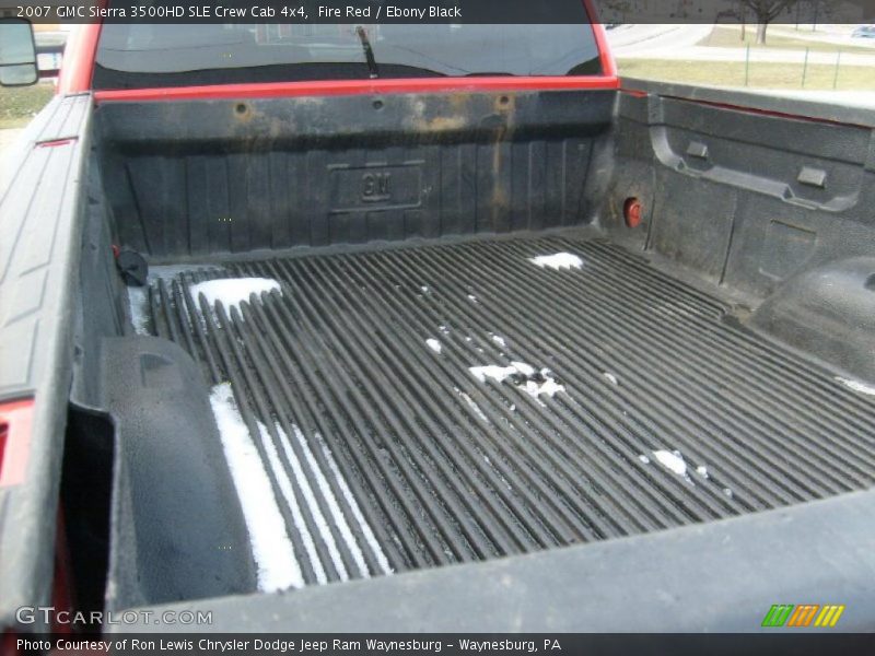 Fire Red / Ebony Black 2007 GMC Sierra 3500HD SLE Crew Cab 4x4