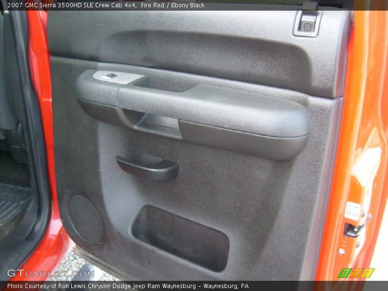 Fire Red / Ebony Black 2007 GMC Sierra 3500HD SLE Crew Cab 4x4