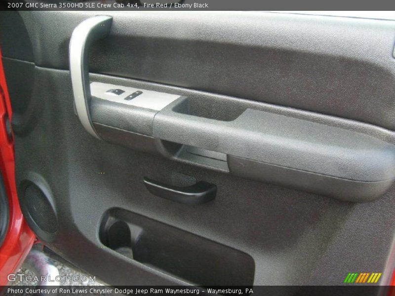 Fire Red / Ebony Black 2007 GMC Sierra 3500HD SLE Crew Cab 4x4