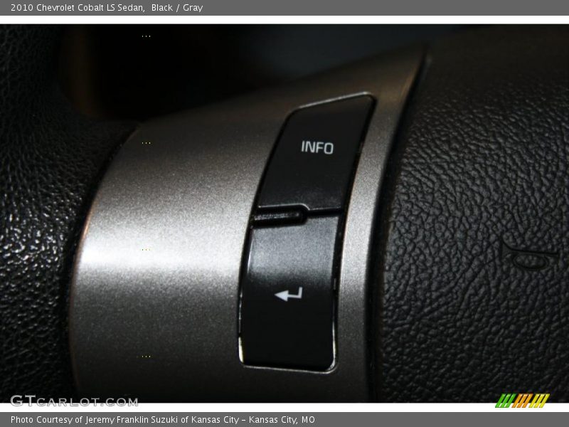 Black / Gray 2010 Chevrolet Cobalt LS Sedan