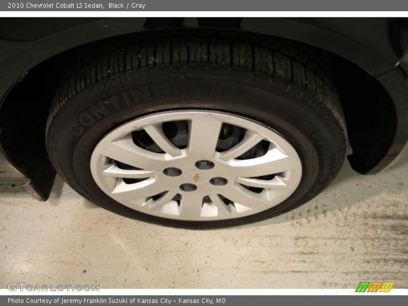 Black / Gray 2010 Chevrolet Cobalt LS Sedan