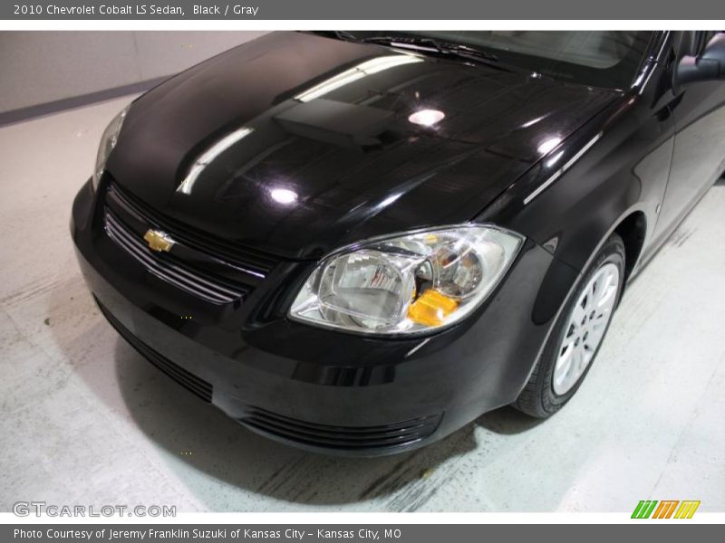 Black / Gray 2010 Chevrolet Cobalt LS Sedan