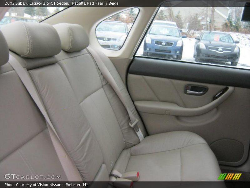 Regatta Red Pearl / Beige 2003 Subaru Legacy 2.5 GT Sedan