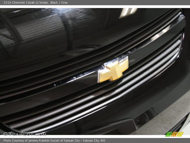 Black / Gray 2010 Chevrolet Cobalt LS Sedan