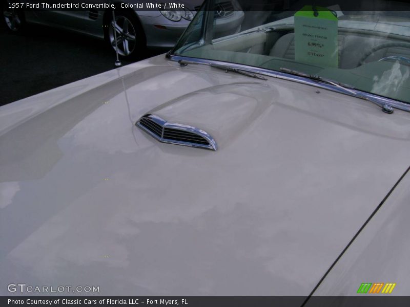 Colonial White / White 1957 Ford Thunderbird Convertible
