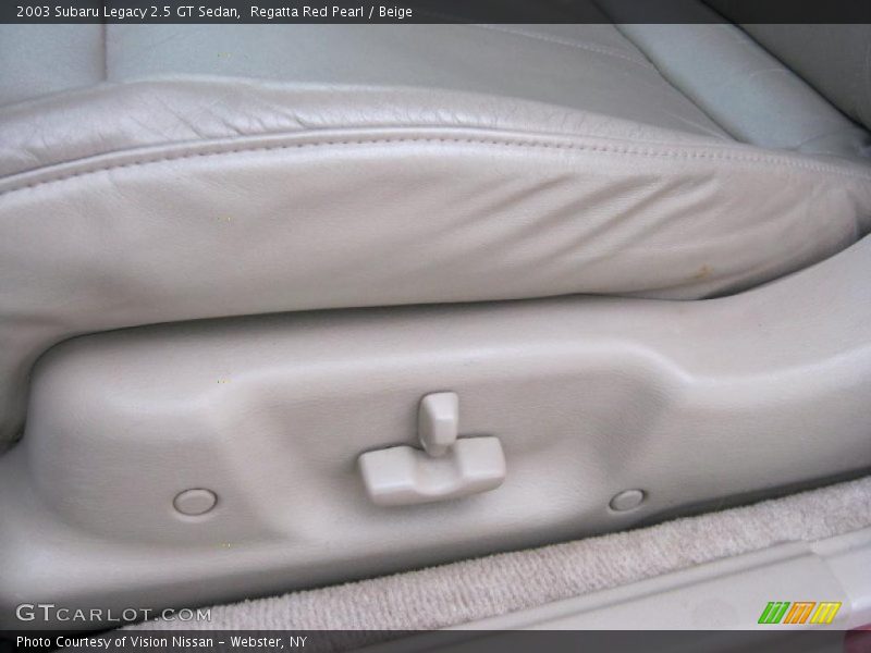 Regatta Red Pearl / Beige 2003 Subaru Legacy 2.5 GT Sedan