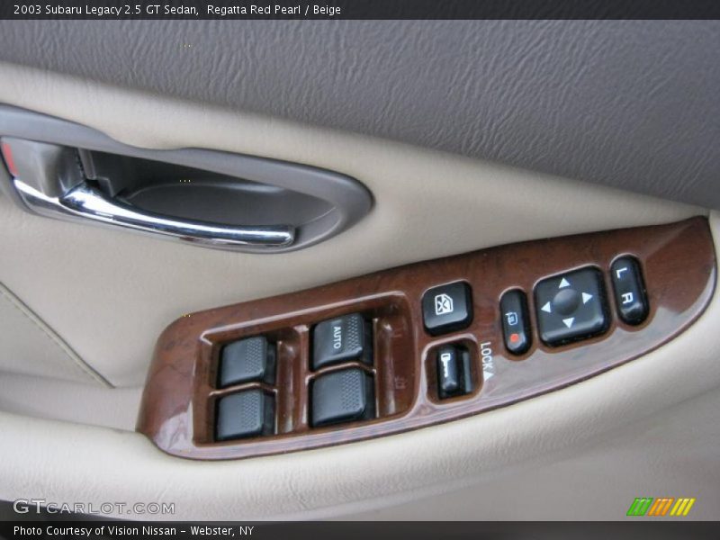 Regatta Red Pearl / Beige 2003 Subaru Legacy 2.5 GT Sedan