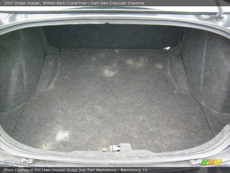 Brilliant Black Crystal Pearl / Dark Slate Gray/Light Graystone 2007 Dodge Charger