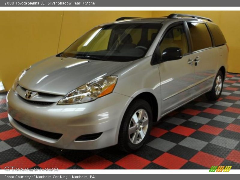 Silver Shadow Pearl / Stone 2008 Toyota Sienna LE
