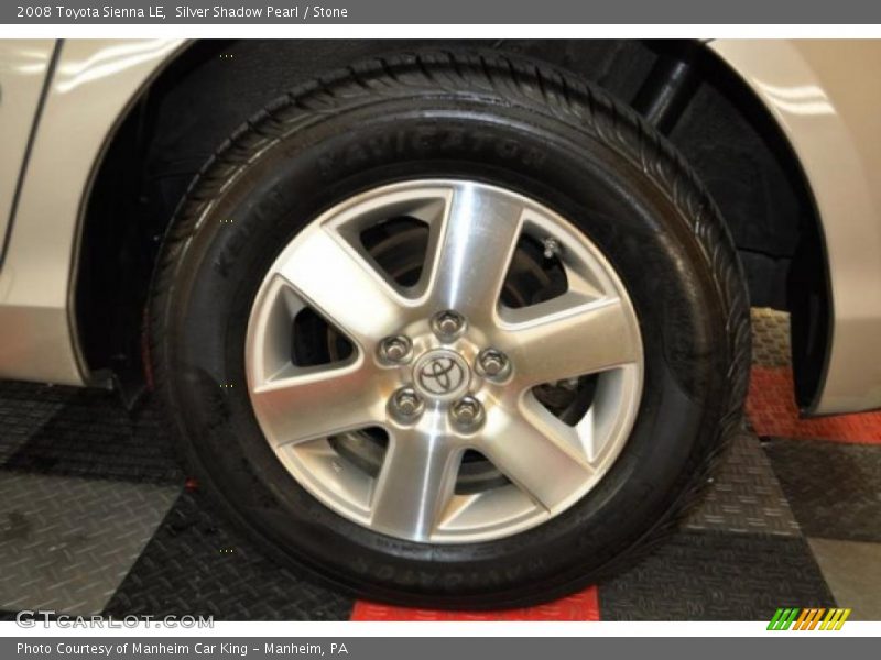 Silver Shadow Pearl / Stone 2008 Toyota Sienna LE
