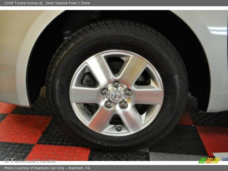 Silver Shadow Pearl / Stone 2008 Toyota Sienna LE