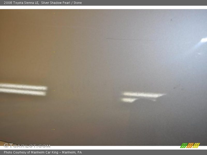 Silver Shadow Pearl / Stone 2008 Toyota Sienna LE