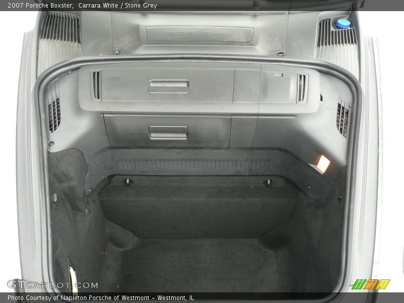 Carrara White / Stone Grey 2007 Porsche Boxster