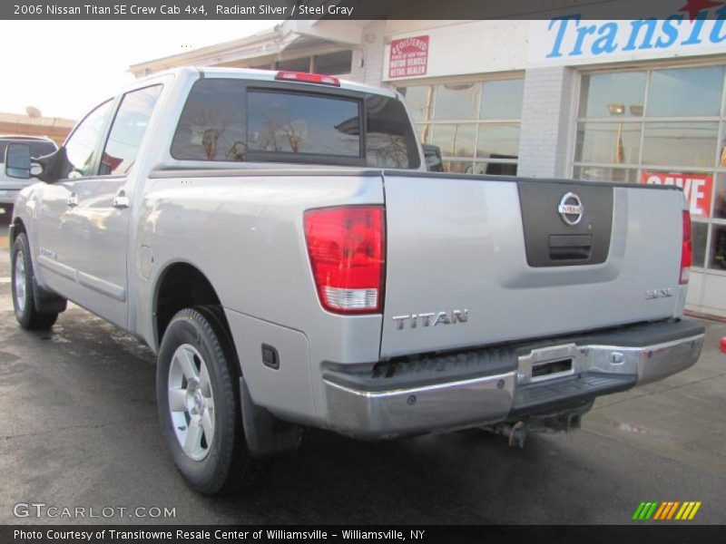 Radiant Silver / Steel Gray 2006 Nissan Titan SE Crew Cab 4x4