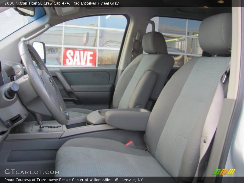 Radiant Silver / Steel Gray 2006 Nissan Titan SE Crew Cab 4x4