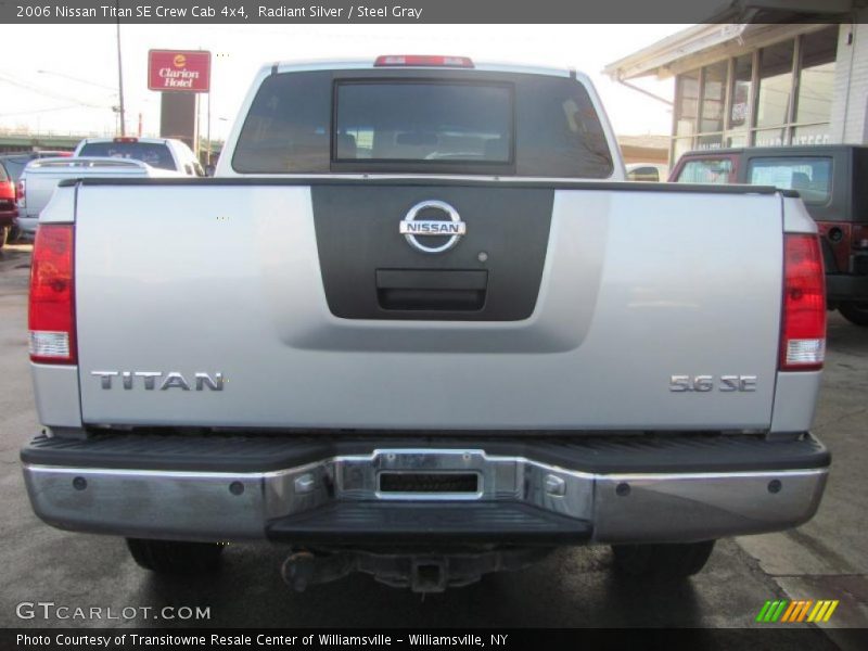 Radiant Silver / Steel Gray 2006 Nissan Titan SE Crew Cab 4x4