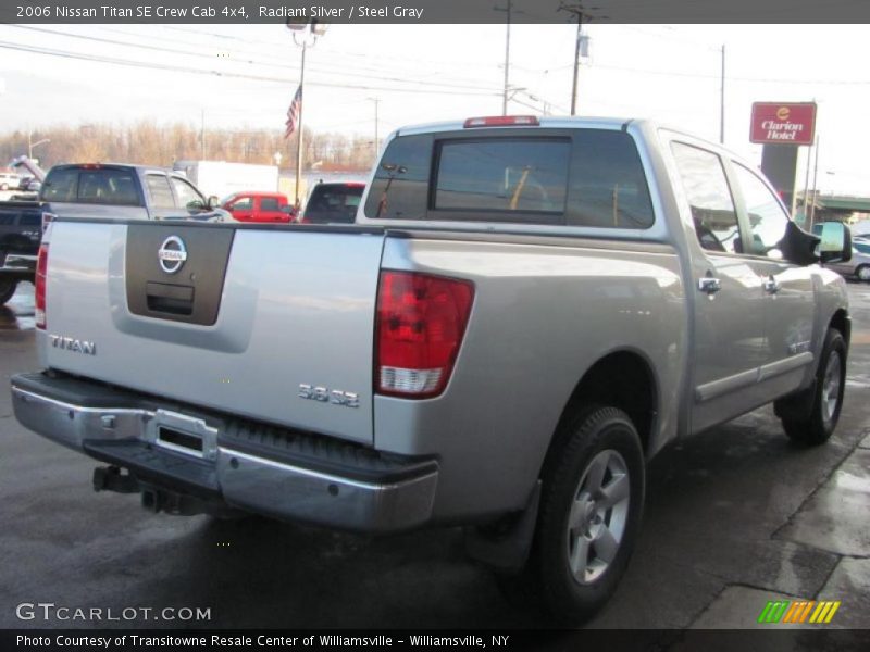 Radiant Silver / Steel Gray 2006 Nissan Titan SE Crew Cab 4x4