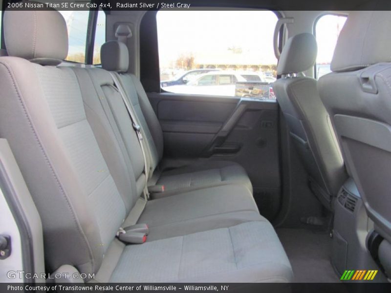 Radiant Silver / Steel Gray 2006 Nissan Titan SE Crew Cab 4x4