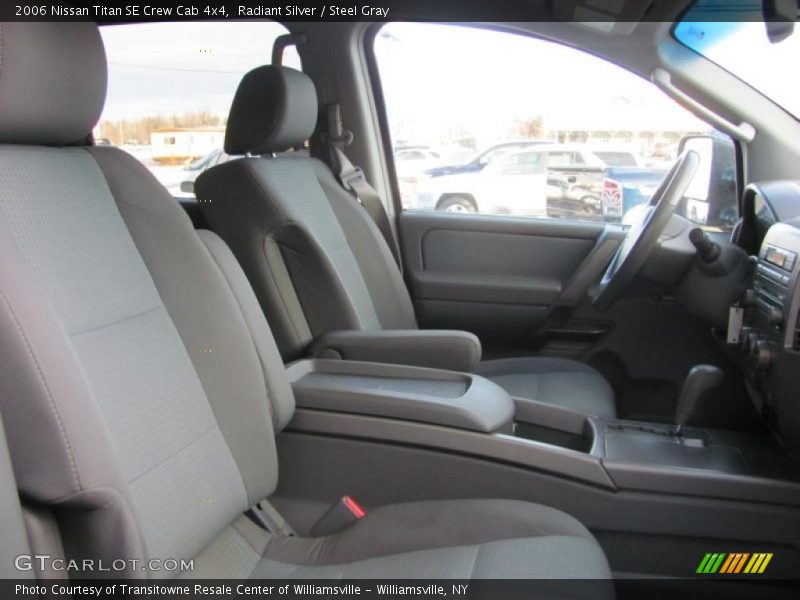 Radiant Silver / Steel Gray 2006 Nissan Titan SE Crew Cab 4x4